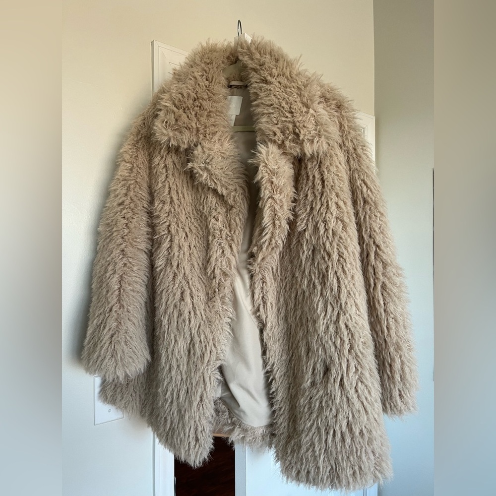 Faux Fur Coat XS